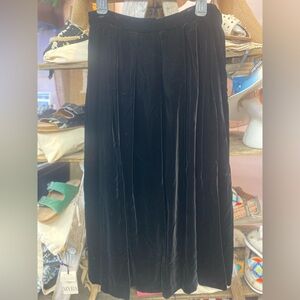 Charter Club Black Velvet Maxi Skirt
